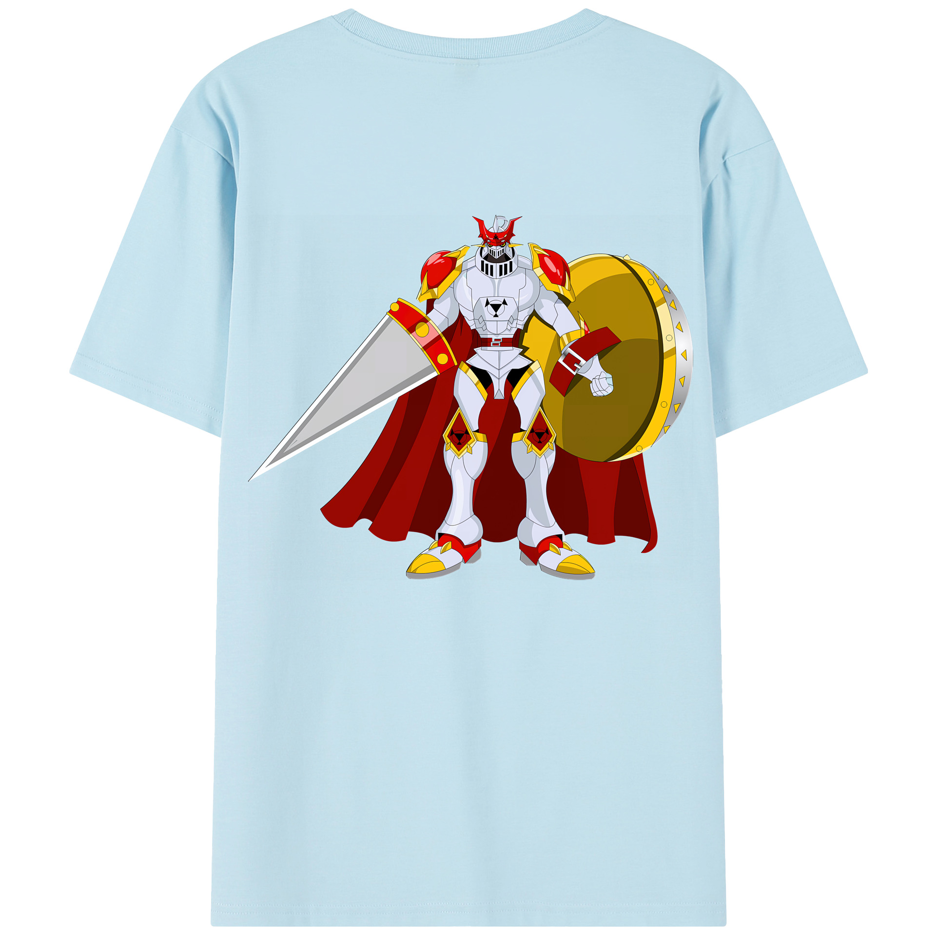 （画像用） Digimon デジタルモンスター/デジモン 綿100％半袖Tシャツ（背面プリント）